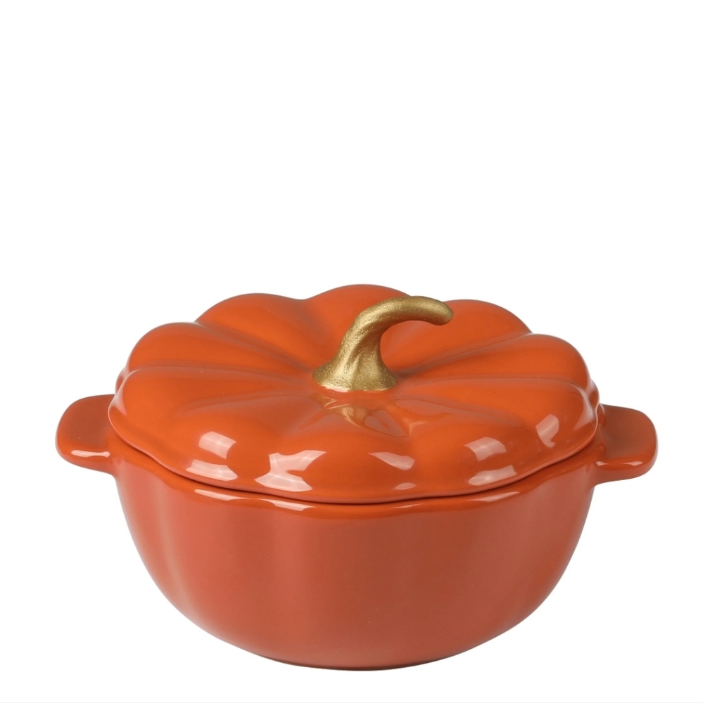 💕 2025 Pioneer Woman Orange Pumpkin Cocotte Mini Dish